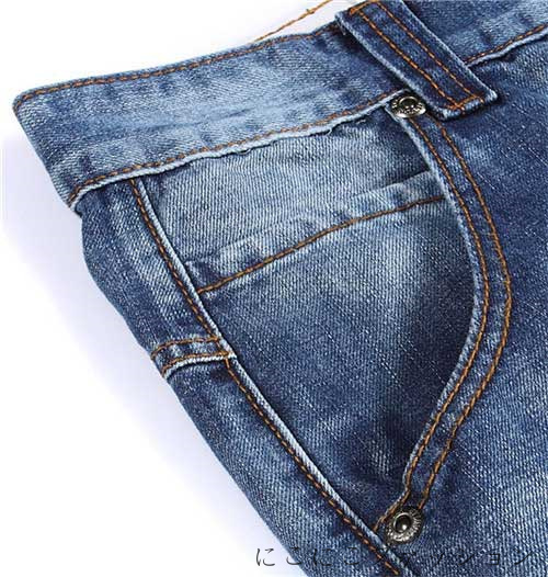 新生活 デニムパンツ メンズ バギーパンツ ボトムス デニム ジーンズ ジーパン ワイドパンツ ゆったり ビッグシルエット