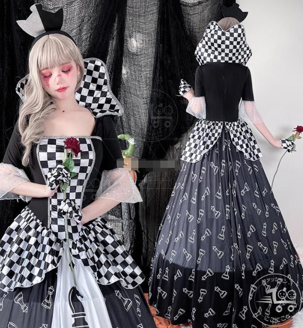 鬼花嫁ドレス ハロウィン衣装 マキシ丈ワンピース 女王 皇后仮装 コスプレ衣装 変身衣装 ハロウィン衣裳 悪魔 妖精 マキシ丈ドレス サーカス インディアン DS出演衣装 コスプレ コスチューム 舞台衣装 変身仮装 魔術師 マジシャン ゴシック コスチューム コスプレ衣装