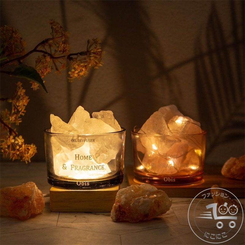 楽天市場】ストーンディフューザー アロマストーン 天然石 グラス