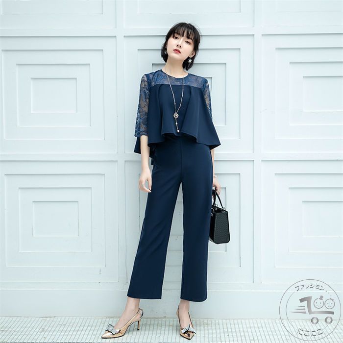 新生活 セットアップ レディース 上下セット レディース スーツ オーバーオール パーティー パンツドレス フォーマル 夏 結婚式 二次会 入学式 卒業式 披露宴 ママスーツ パンツスーツ おしゃれ 母 卒園式 入園式 セットアップ フォーマル