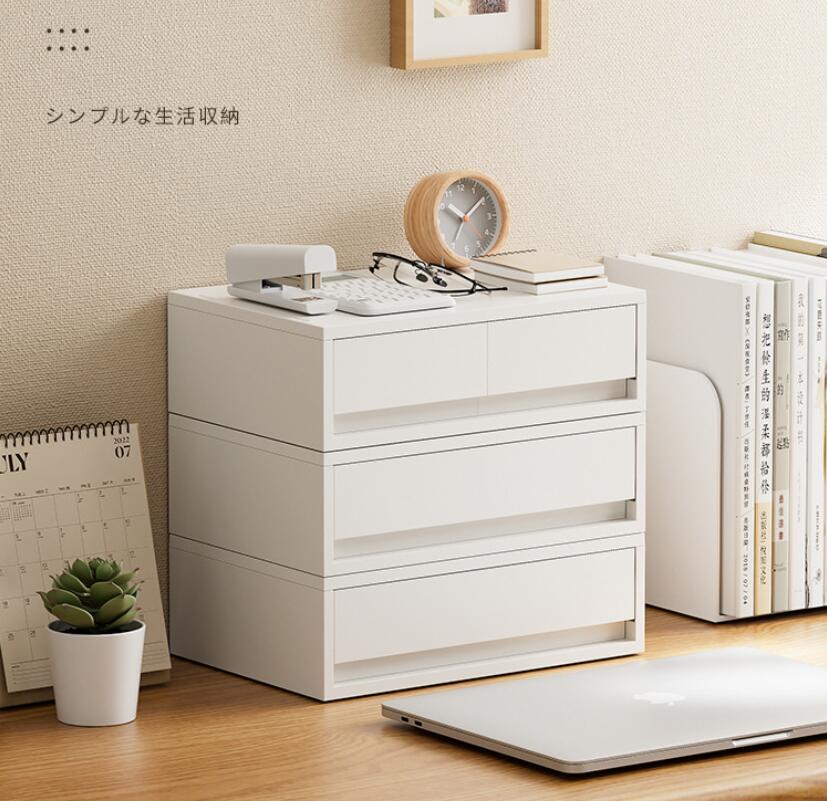 文書 事務用品 書類ケース ホワイト 卓上収納ケース 組み合わせても 仕切り 衣類収納 化粧品 滑り止め 大容量 横 引き出し 2段 シンプルでおしゃれ 頑丈 収納ボックス 4段 文房具収納 小物 3段 ブラジャー 下着収納 4,642円