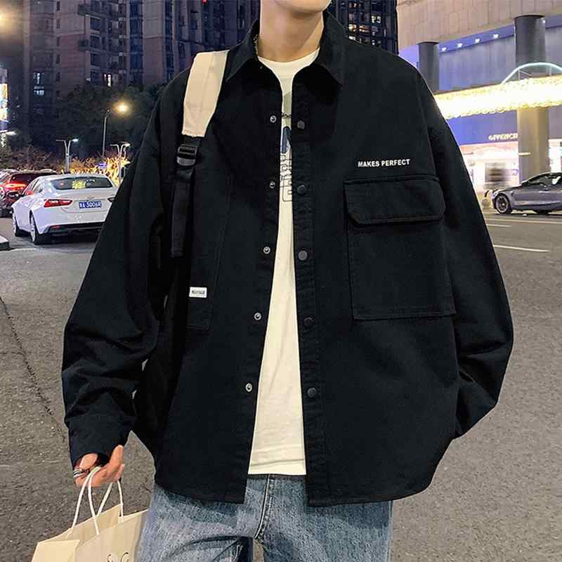 かっこいい 大きいサイズ カーディガン オシャレ シャツ メンズ カジュアル ジャケット 長袖 冬コーデ ストリート 秋 シンプル 男性用 服 ファッション 大人