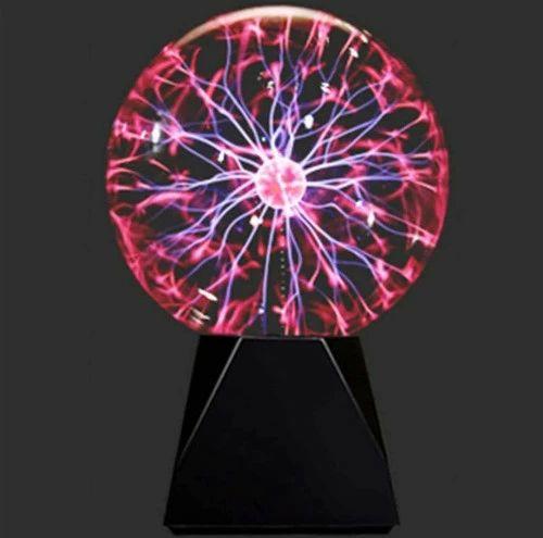 ボール タッチと音を感知するプラズマボール ガラス玉 USB駆動の科学玩具放電ボール クリスマスギフト用のノ おもちゃ 装飾 寝室|ニコニコマート