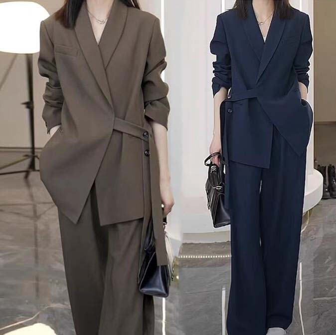 上品 レディース OL ジャケット+パンツ 事務服 】カジュアルスーツ ビジネススーツ 入学/卒業式 オフィス セットアップ ママスーツ 可愛い 体型カバー リクルートスーツ フォーマルスーツ 就活 2点セット 通勤 キャリア パンツスーツ スーツ セレモニースーツ 【送料無料