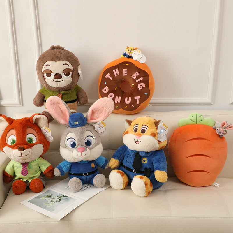 楽天市場】ズートピア ジュディ ぬいぐるみ ブランケット入り 大きい