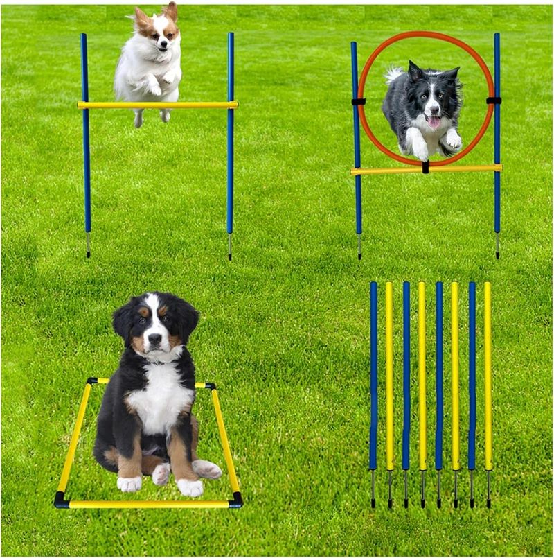 ドッグアジリティ 形づくる 犬の素早しこい性 セ 運動すること手道具 差しつかえ物