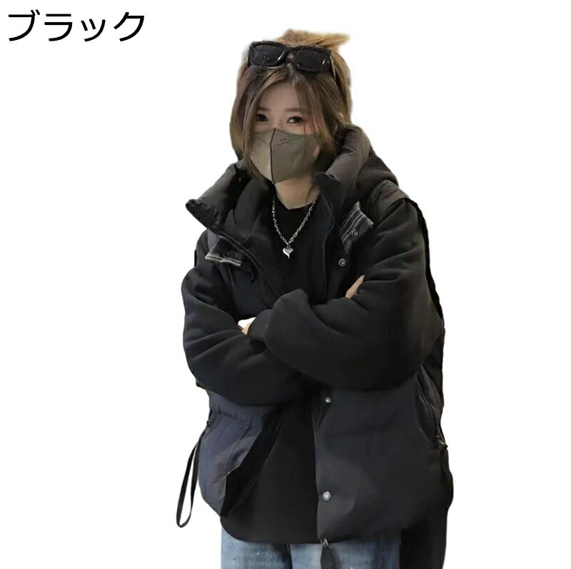 レディース 落ち込む厚地の外套 冬 花の冠yd 生あたたかい 流行り物 心地好い アウター ボンネット付き添い人 ジップポケット 表どおり 無地 個人的特徴 二人組 ユニ一発やる 日常着付ける 勤務場所用 華燭の典 御祭り