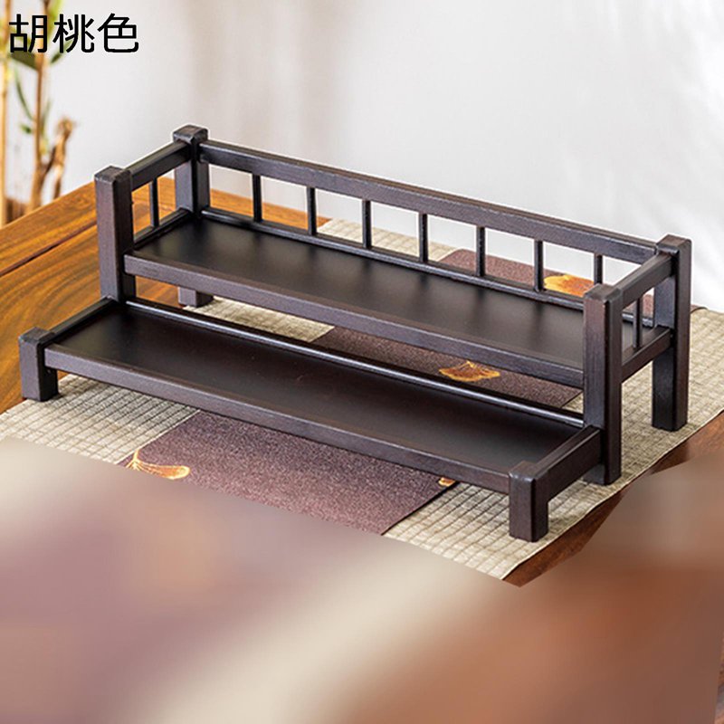 茶器納める棚 茶器納めるお盆 2層 3層 木製仕合わせ納める棚 調味料納める仕合わせ 勝手もと納める 見せびらかす仕合わせ スパイス仕合わせ 好奇心棚茶器 好奇心棚茶器 茶盆 茶台 茶の葉 茶道具 茶道 小物置き 卓上 飾りつけ 暗然たる赤銅色