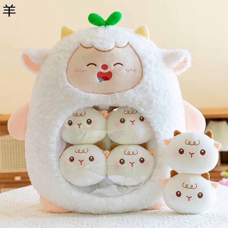ぬいぐるみ 縫い包み 可愛い 羊 熊 豚 カピバラ 萌え萌え 癒し系 フワフワ PP綿 軽量 抱き枕 子供 バレンタインデー お祝い 誕生日 クリスマス プレゼント