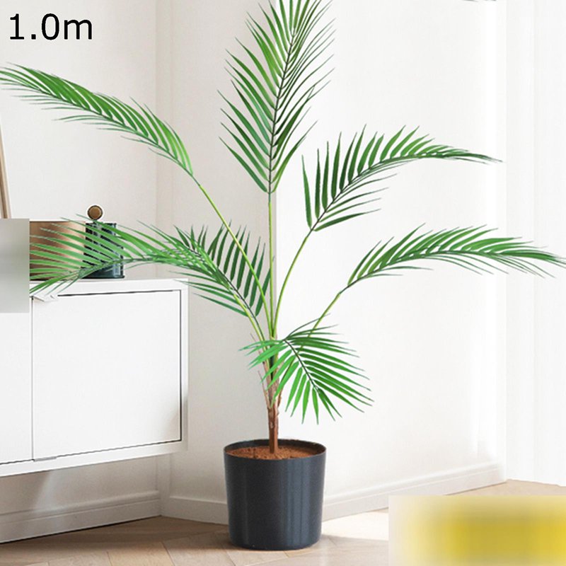 フェイクグリーン ヤシの木 大型 リアル 人工観葉植物 北欧風 インテリアグリーン 熱帯観葉樹 人工植物装飾 観葉樹 観葉植物 本物そっくり お世話不要 枯れないグリーン 玄関 キッチン オフィス 常緑樹 風景装飾