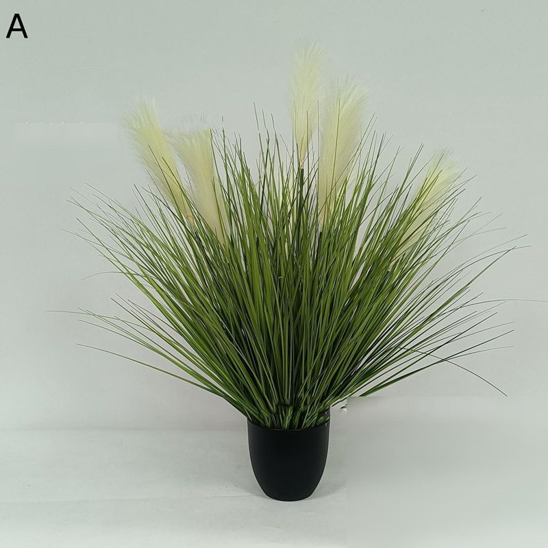 フェイクグリーン アシ 大型 実際的 人工観葉草木 室内装飾緑であること 造花 大型緑葉 人工草木かざり付ける 鉢栽植物 本物そっくり 水やり不必要 害虫根絶やし不必要 人工木ノ葉 自然的 庭園 飾り付け 飾り付け用 花・ガーデン・DIY-花・観葉植物