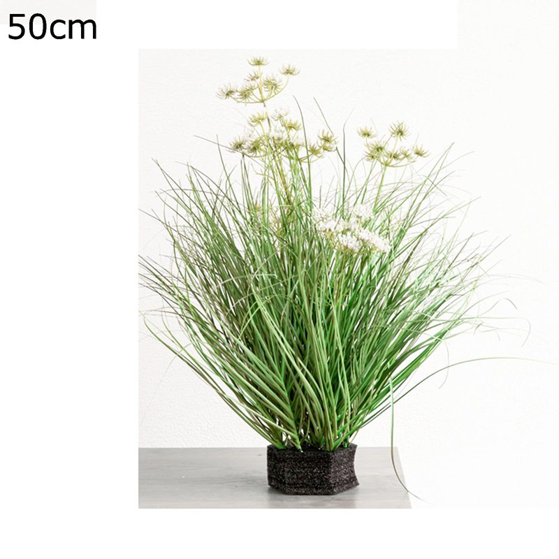 インテリア グリーン ニンジンの花 観葉植物 卓上サイズ 70cm 50cm フェイクグリーン 室内用 人工観葉植物 水やり不要 鉢植え 害虫駆除不要 簡単世話いらず 北欧風 ins おしゃれ 人工植物 ウェディング飾り