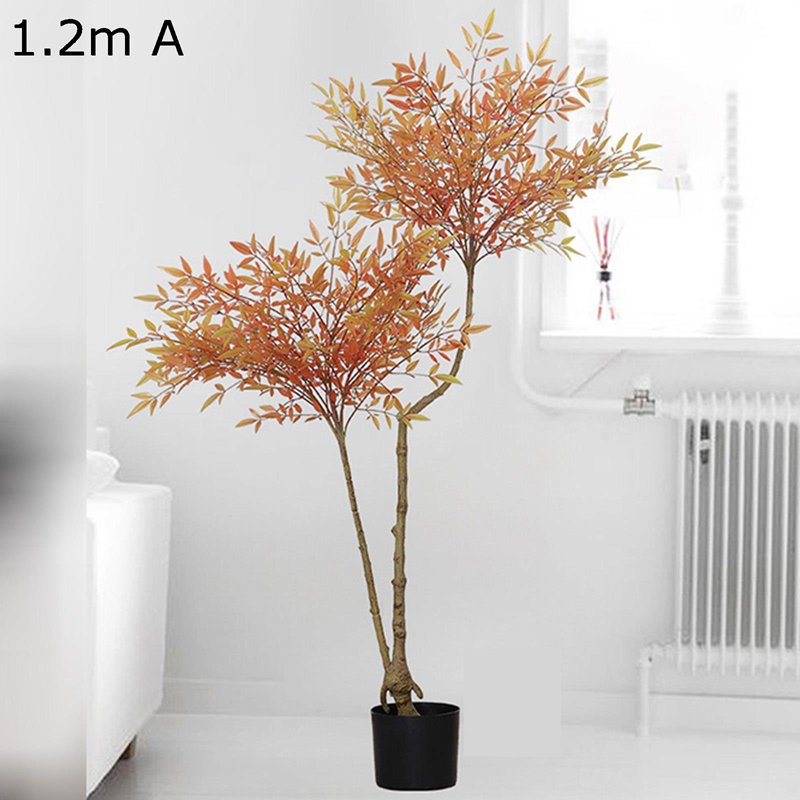 ナンテン フェイクグリーン モンステラ 人工観葉植物 インテリアグリーン リアル 本物そっくり 大型 大型緑葉 観葉植物 人工葉っぱ 人工植物装飾 お世話不要 北欧 ins 装飾 宴会 飾り用 ショッピングセンター|ニコニコ生活