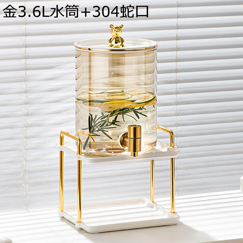 ドリンクサーヴァー 瑠璃 ジャグ 瑠璃水ものディスペンサー 水もの瓶 取っておく貯蔵タンク 水道の栓付き添い人 ガラス瓶水もの貯蔵タンク 保護すること入れもの アウトドア 難民キャンプ 魚釣り BBQ 寄りあい 華燭の典 身寄り用 お役目用