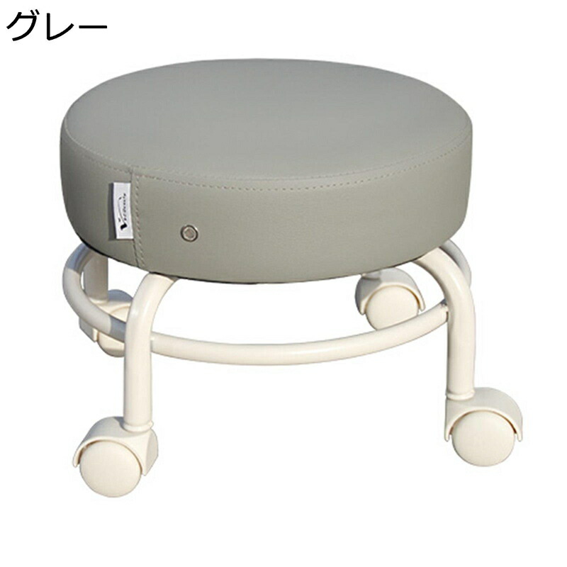 ロース物の具 キャスター付き添い人 360°回転させる輪 丸い・円い居敷き 小型 ミニ寝いす 座蒲団 高手向かい サラドレ女性議長 ビューティーサロンスパチェア ネイルスツール ペディキュア腰かけ 世帯用スイベルチェア