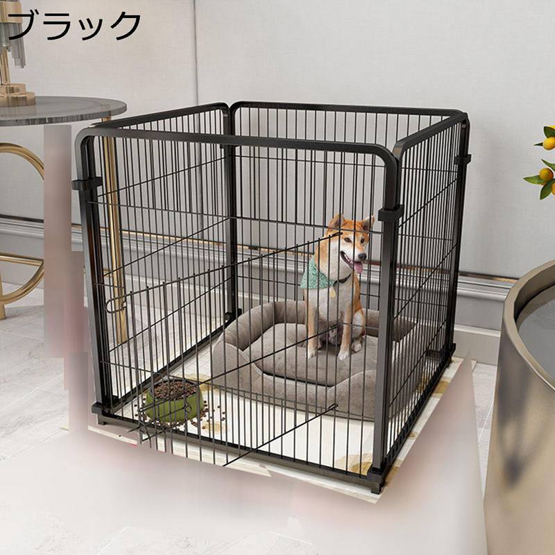 ペットサークル ケージ 動物フェンス 中小型犬・ペット 炭素鋼 安心ロック 広いスペース 組み合わせ 自由にレイアウト 広げる 脱走防止 室内 屋外 猫 ウサギ