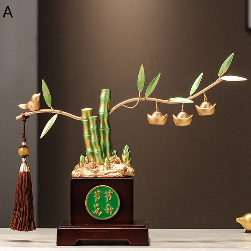 竹の置物 元寶 鳥 風水グッズ クリエイティブアクセサリー 本物そっくり 植物 動物 中華風 飾り物 工芸品 運気アップ 開運厄除 繁栄 浄化 インテリア 玄関 新築祝い 引っ越し 贈り物 プレゼント オフィス|ニコニコ生活