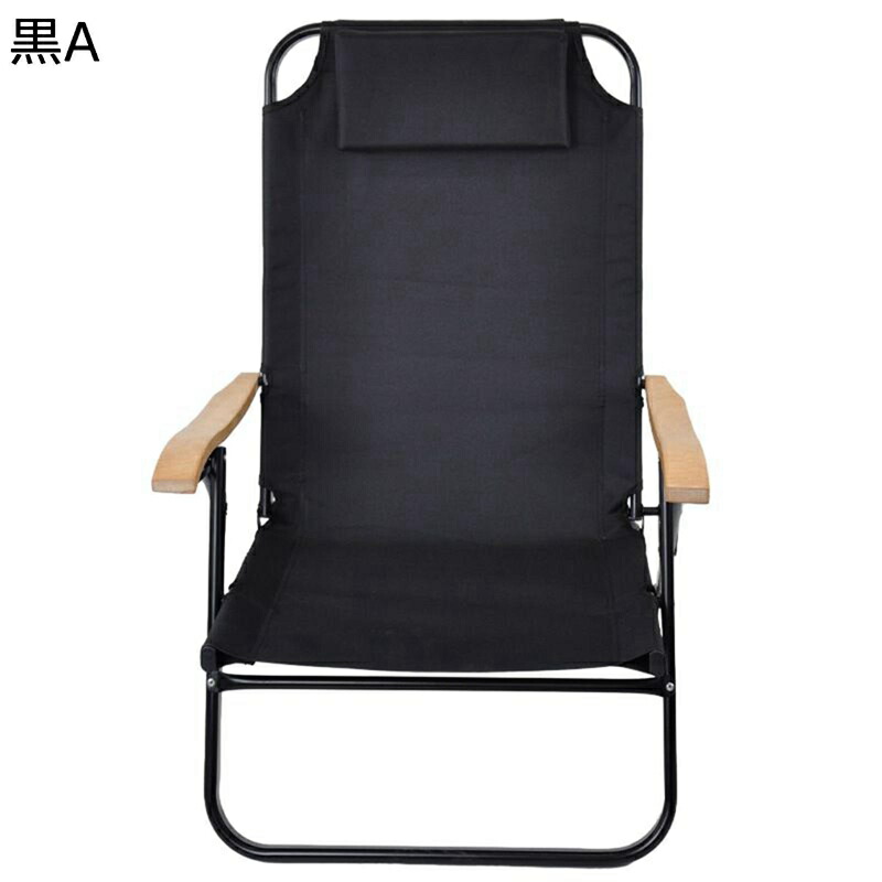 キャンプ椅子 アウトドアチェア コンパクト 折りたたみ可 ハイバック 4段階リクライニング 耐荷重125kg レジャーイス 簡単組立 背もたれ デッキチェア ロースタイル スポーツ観戦 パーべキュー 屋外 10,170円