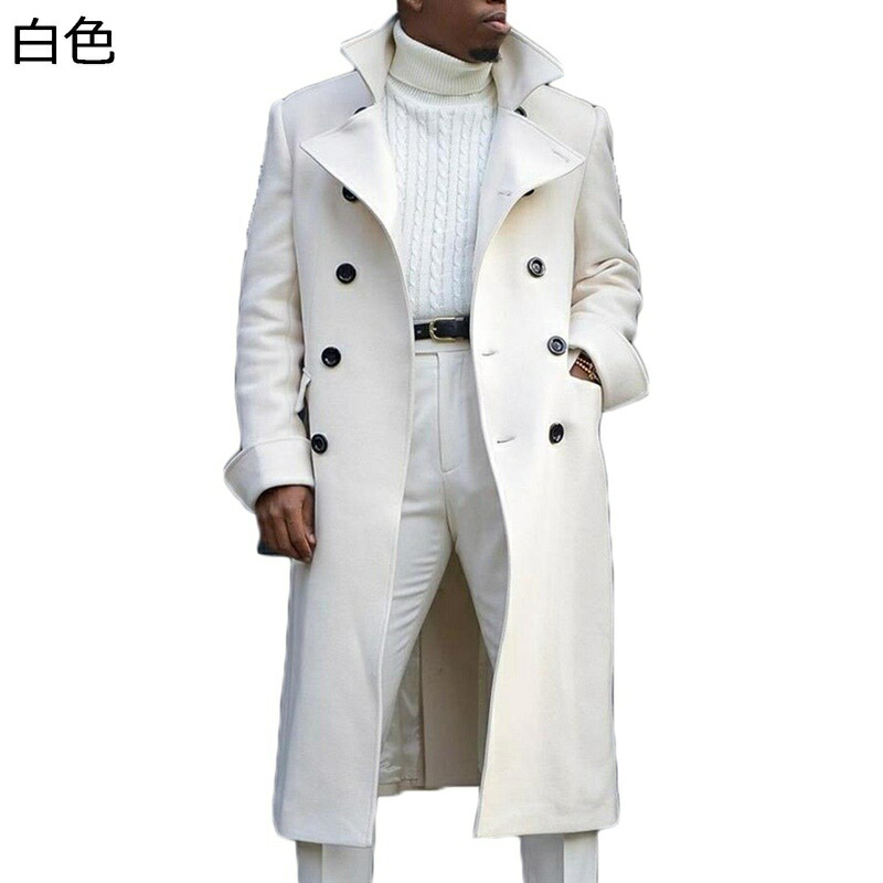 トレンチコート メンズ ロング丈 ダブルプレスト 商行為 か細い スプリングコート 春服 ダスター厚地の外套 今めかしい 薄っぺら 軽さ 防風 年月 通い 心地よい チェスターコート 上衣 気が大きい大きさ