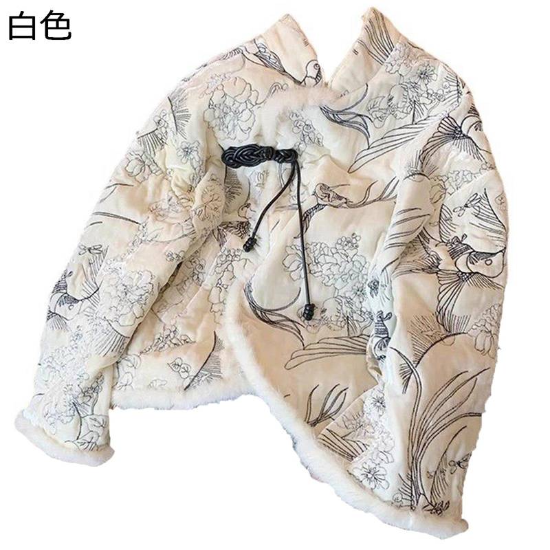 瀬戸もの服 刺しゅう 秋冬 レディース 毛革付き添い人 窈窕たる アウター 中綿厚地の外套 好いたらしい もこもこ 打つこと丈 瀬戸もの御召しもの ステンカラー 長袖 着膨れせず 着痩せ 細押し出し 秋冬 心地好い