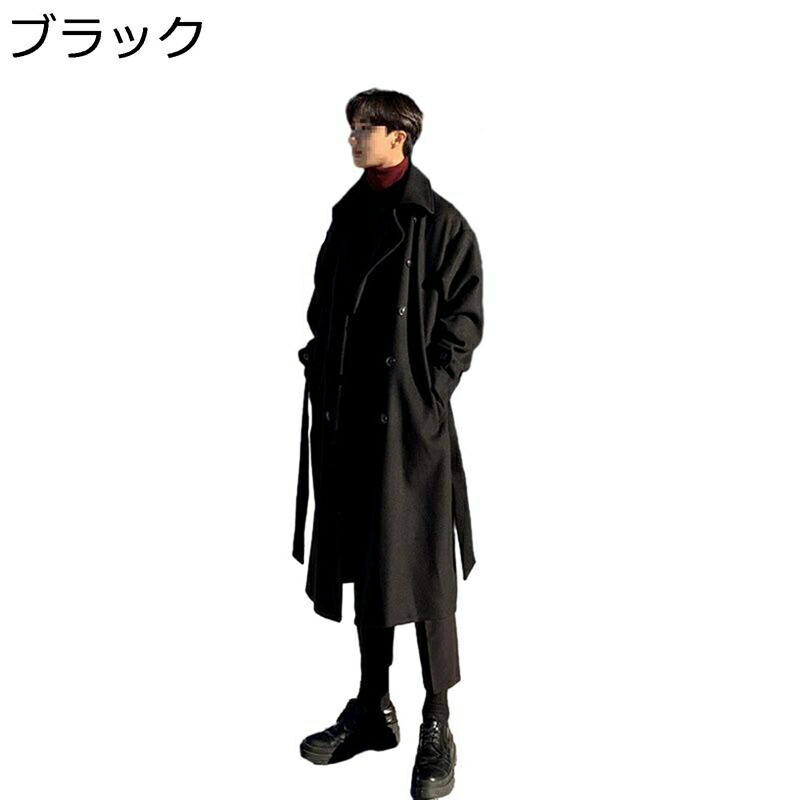 トレンチコート メンズ ロングコート ラシャコート アウトドア 膝丈 中綿コート カシミヤ オーバーコート シンプル 韓国 ファッション 薄厚2タイプ アウター 秋冬 厚手 大きいサイズ ラシャコート