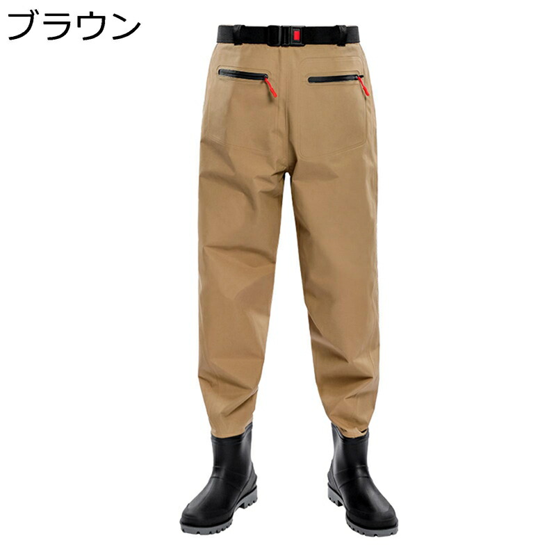 ウェーダー 胴長 釣り長靴 ナイロン ウェストブーツ ラジアル 厚底 防撥/防風/防汚 防滑 作業靴 作業着 レインシューズ 酸 アルカリ 抵抗 簡単着脱 耐磨耗 渓流 川 海 田植え 水仕事 川釣り