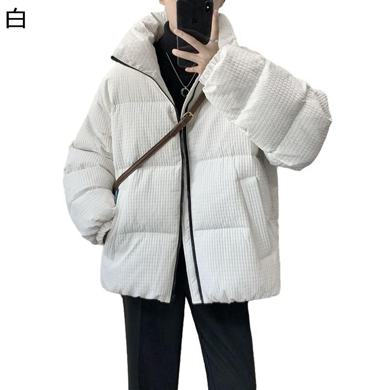 中綿入れコート メンズ 中綿ジャケット 雪対策 ウィンタージャケット 分厚い 綿服 あったか 真冬対応 ミドル丈 立て襟 ポケット付き 通勤通学 スポーツ 大きいサイズ 合わせやすい カジュアル
