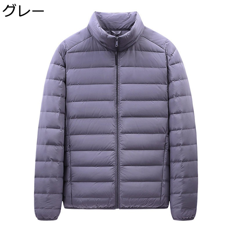 中綿入れジャケット メンズ 中綿ブルゾン ショート丈 パファージャケット 秋冬物 防寒アウター 綿服 厚い 防風 保温 ゆったり 大きいサイズ 室外 散歩 高齢者 老人 ウォーキング シンプル