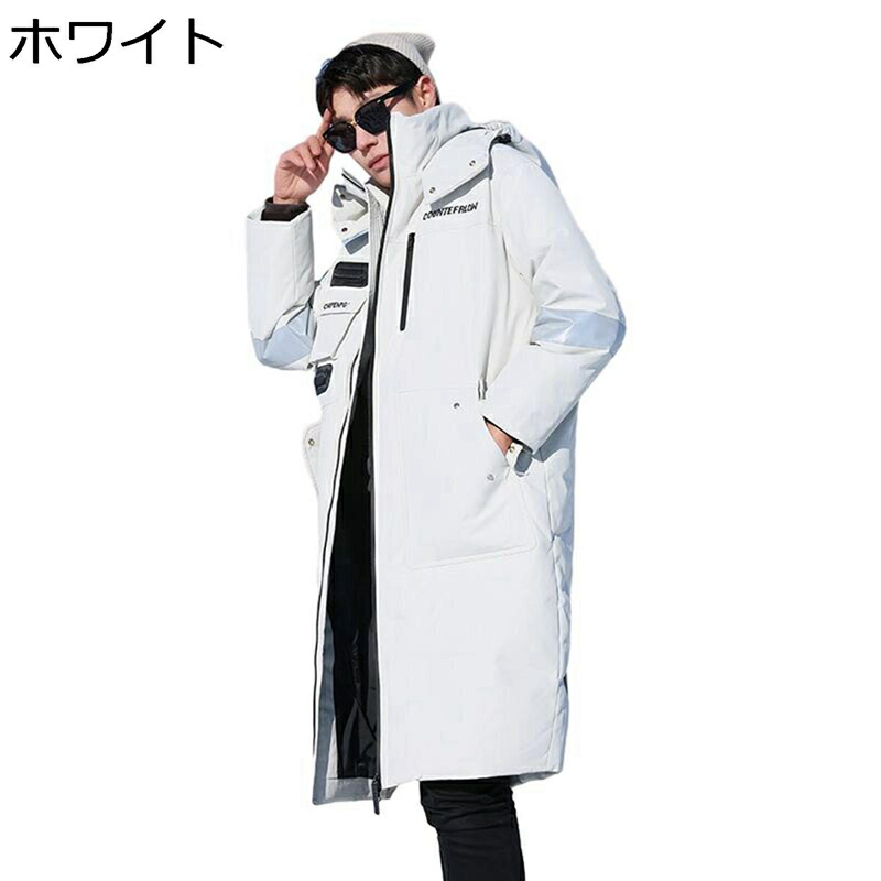 レディース メンズ ベンチコート ロングコート アウター ダウンコート 冬服 英字柄 プリント 軽量 保温 防寒対策 着痩せ 膝下 韓国風 ゆったり おしゃれ オフィス アウトドア スポーツ 通勤 通学 デイリー