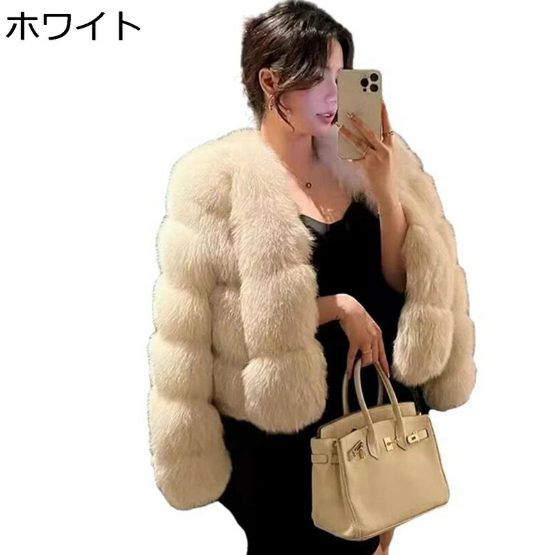 コート レディース ふわふわ 秋と冬 ファーケープ フェイクファー キルティング ノーカラー アウター 長袖 防寒 あったか 中厚手 シャギー 韓国 寒さ対策 軽い 綺麗 大人 無地 婦人用 羽織 ビジネス フォーマル 8,012円