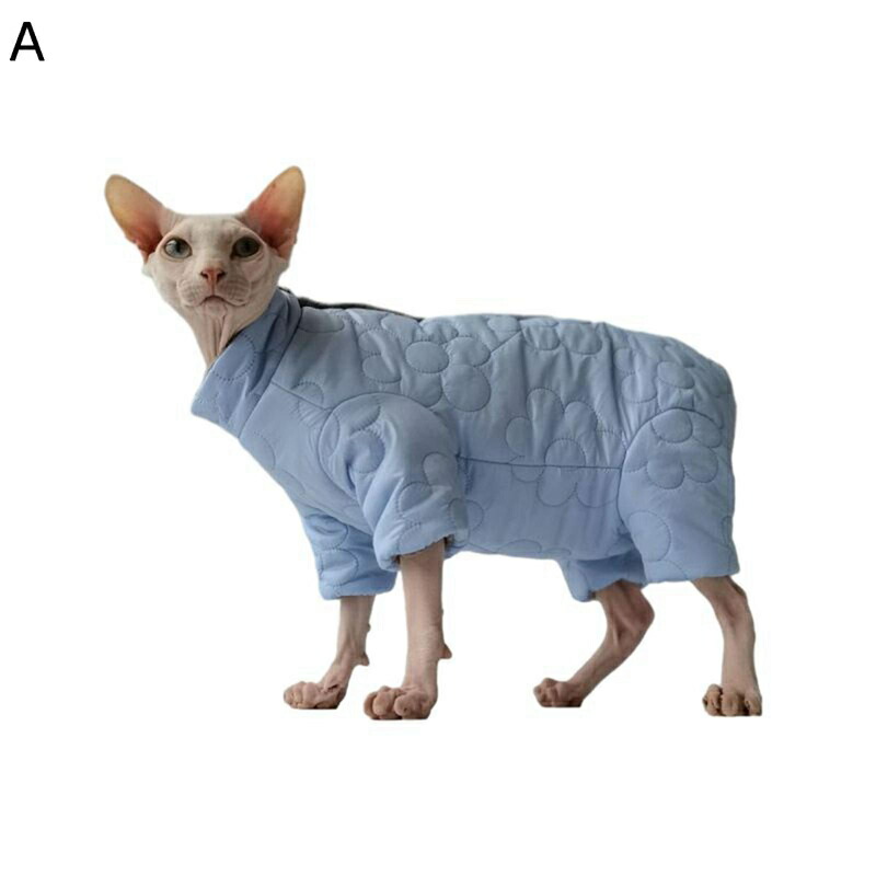 犬の服 綿服 中綿ジャケット 袖あり ブルー 秋冬 防寒 暖かい 可愛い 小型犬 中型犬 犬 服 冬 厚手 あたたかい お出かけ 部屋着 猫 服 冬 ペット服 秋冬 ペット ドッグウェア 動きやすい 便利 抜け毛対策