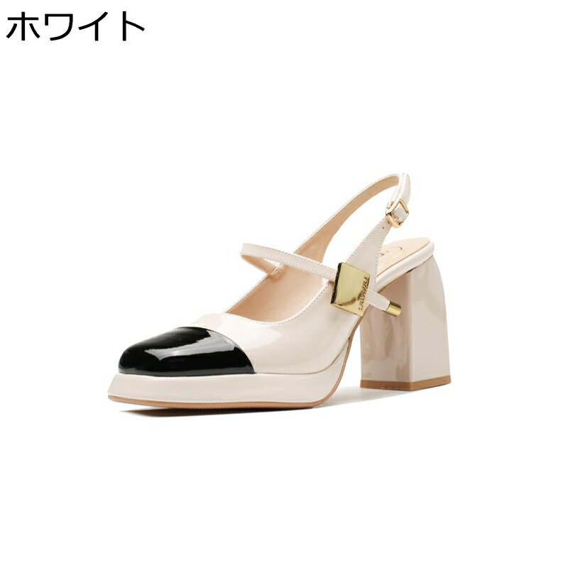 太ヒール パンプス レディース スクエアトゥ バックストラップ 幅広 美脚 厚底 エナメル 9cmール パーティー チャンキーヒール サンダル ローファー おしゃれ 歩きやすい およばれ 厚底パンプス 軽量