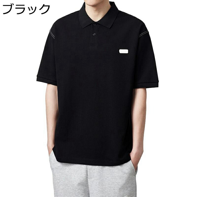 ポロシャツ メンズ 半袖 ビジネス ボタンダウン 夏服 ゴルフシャツ コットン スポーツシャツ ビズポロシャツ 襟付きシャツ 涼しい半袖 プルオーバー ベーシック シンプル 速乾 汗染み防止 部屋着