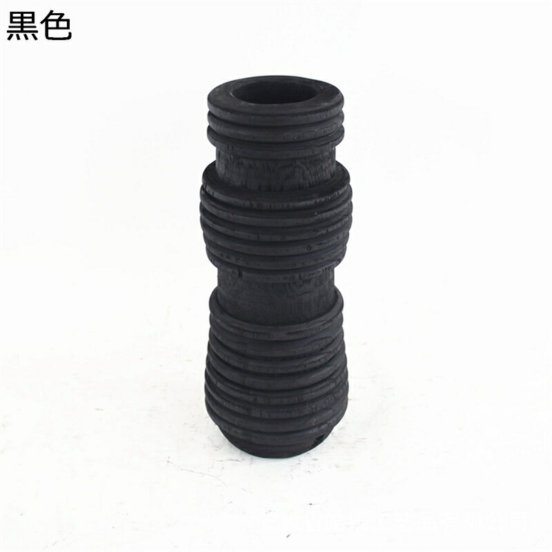 花びん 木製花立て 木製花器 黒 材木 小さめ花器 ミニ花器 花立て 水不可 素っ気ないお花用 オリジナル性かざり付ける 家飾り付け種目 リビングお部屋 事務室老人ホームかざり付ける 華燭の典差し上げ物 引っ越しお祝い差し上げ物 和室かざり付ける インテリア・寝具・収納-インテリア小物・置物-花瓶