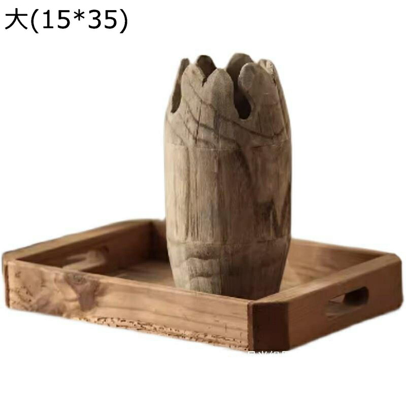 木製花立て 桐木 自然的 分かりやすい花器 今めかしい花器 木材 ルーラル地域風 ヴィンテージ ドライフラワ用花器 御花申し合わせ用花器 室内装飾小物 かざり付ける家のかざり付ける 庭園かざり付ける 室内かざり付ける 和室かざり付ける 日式