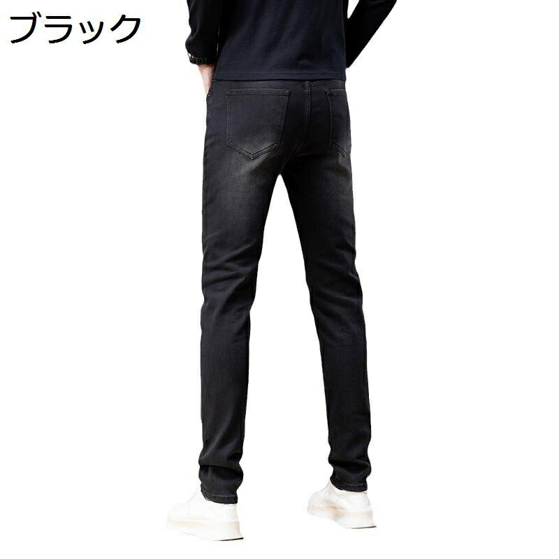 デニムパンツ Gパン メンズ ストレッチ ウォッシュ スキニー スリム オトコ ボトム 長ズボン 大人 かっこいい 個性 hip hop トレンド 立体裁断 軽量 ファッション オールシーズン 復刻 アメカジ