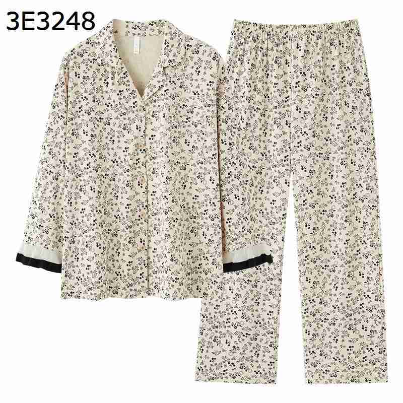 花柄 パジャマ レディース ルームウェア 上下セット 綿100% 通気 吸湿 コンフォート 便利服 寝やすい 春秋 寝巻き 婦人 ナイトウェア ゆったり 快眠 カジュアル お風呂上がり 母の日 ギフト