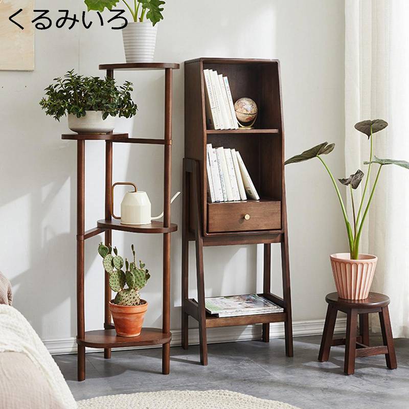 ブナ材 フラワースタンド 多層 ガーデンラック 園芸 植木鉢置き 天然木製 フラワーラック 室内 植物ラック 植物棚 防食/防水 インテリア 組立が簡単 省スペース 観葉植物 多肉 書斎 玄関 寝室