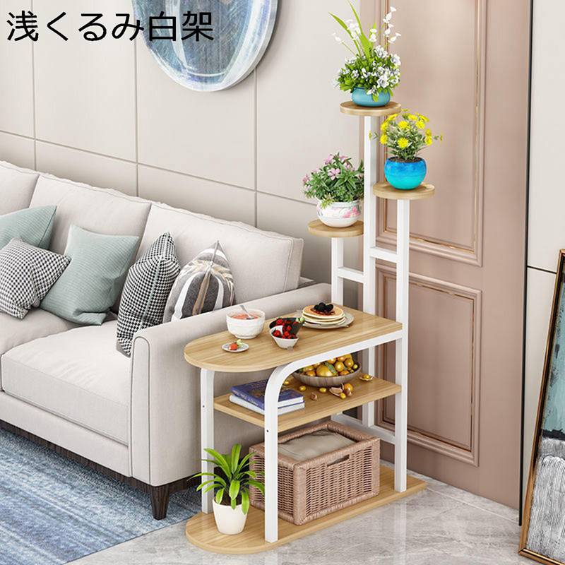 お花照明ランプ 鉄製 サイドテーブル プランターラック 園芸 お花仕合わせ 花台 納める仕合わせ 幅33*高120珊 ガーデニング 室内 野天 花棚 防サビ 飾り気の無い精神的な統合 パウダーコンパクト 観葉草木 多肉 ガーデニング・農業-花・ガーデン・DIY-植木鉢・プランター