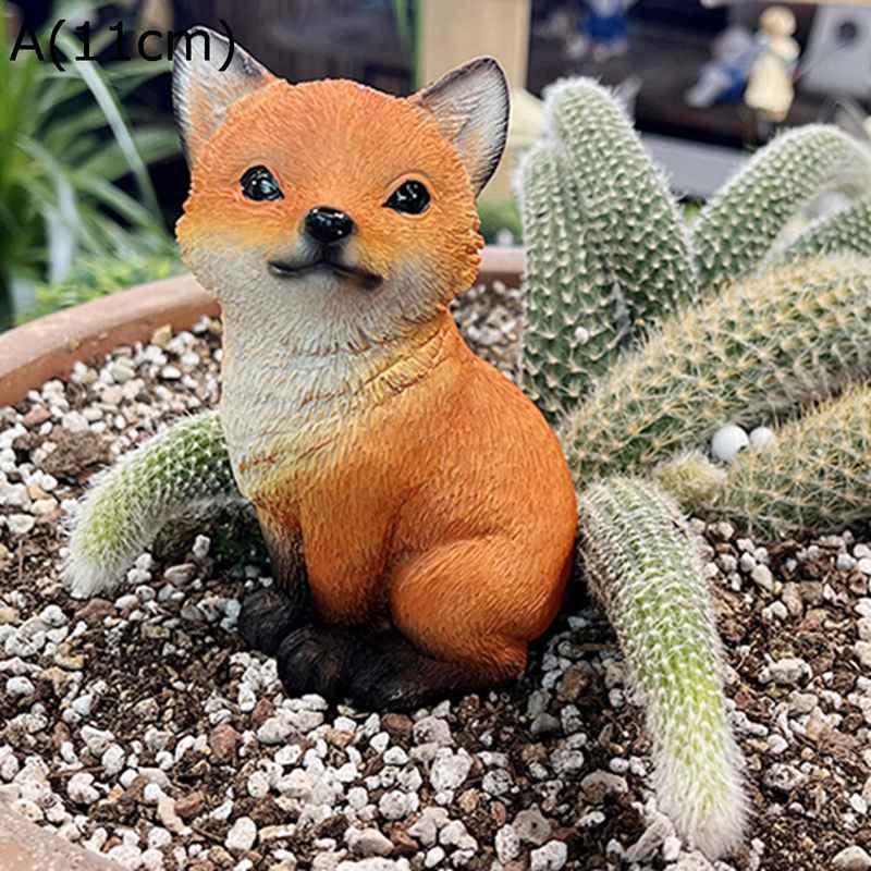 狐狸 ガーデンオーナメント 脂飾り付け 毛の荒物 実際的 狐 本物そっくり 好いたらしい 室内装飾 庭園飾り付け 上がり段 人道 室内野天 露台 ご身寄りのかざり付けるに 飾り付け お部屋かざり付ける品 癒しグッズ 芸術品 園芸機材 園芸雑貨 花・ガーデン・DIY-ガーデンオーナメント・置物