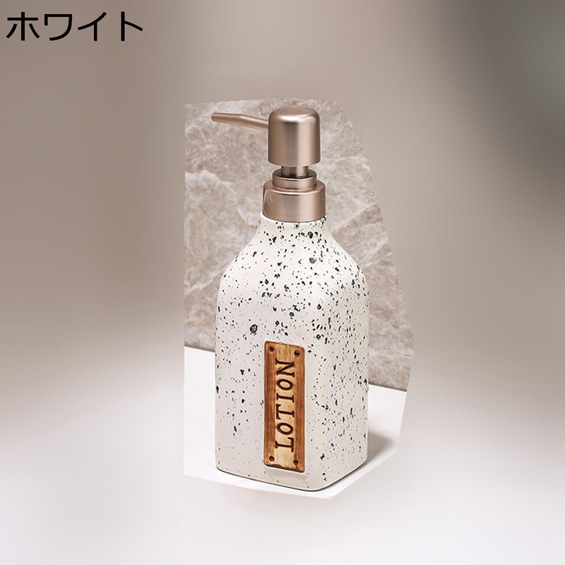 ハンドソープボトル ソープディスペンサー 液体 ローション用 手動 押しタイプ ポンプ式 手洗い セラミック 磁器 陶器 ディスペンサー 詰め替え ハンドソープ用 台所 ホテル 洗面所 トイレ バスルーム お風呂場｜ニコニコ生活 8,954円