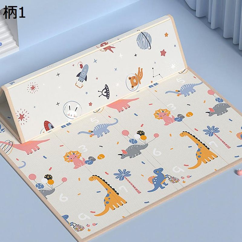プレイマット ベビー 子どもプレイマット 折り畳み式 ベビープレーマット 衝撃緩和 滑り止め 防水 ベビーマット 子供 ゲームパッド 持ち運びやすい 安全 無毒 無味 両面使用 フロアマット 保育園