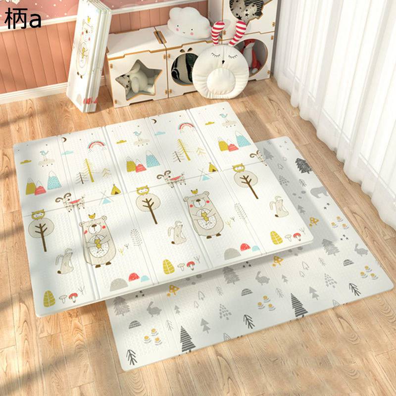 プレイマット ベビー 赤ちゃん おもちゃ ベビープレーマット 折り畳み式 ベビーマット 安全 プレイマット 衝撃緩和 かわいい ベビーマット 防水 防音 滑り止め工 新乳児から対象 出産祝い