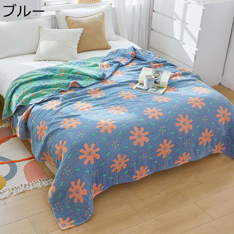 肌布団 4重ガーゼ ブランケット タオルケット 春夏用 寝具 お昼寝 ひざかけ 肩掛け 冷房対策 吸湿通気 サラサラ 柔らか 肌触り ふわふわ おしゃれ 子供 大人 ベッドコーデ オフィス用