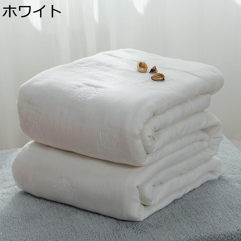 大判 ガーゼケット 8重織り 毛布 掛け布団 夏用 200cmx230cm オールシーズン 寝具 お昼寝 ひざかけ 冷房対策 通気性 快適 安眠 やわらか サラサラ きれいめ 子供用 大人 ベッドコーデ