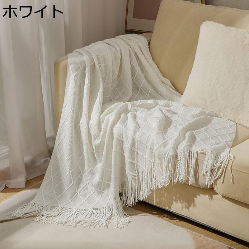 ブランケット 冷房対策 肌掛け サラサラ ボリューム ふんわり 暖かい お昼寝 ひざかけ 肩掛け 年中快適 夏用 フリンジ付き 通気性 布団 夏寝具 丸洗いOK ソファー 車中泊 オフィス用