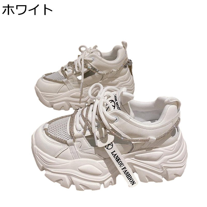 スポーツサンダル サンダル 厚底 レディース メッシュ レースアップ サマースニーカー 透かし彫り ダッドスニーカー ローカット かわいい 春夏秋 革 運動靴 耐久性 耐滑 疲れない 外出 ウォーキング
