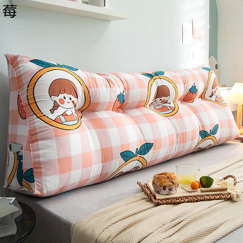 ウェッジ枕 三角 ヘッドボード用 クッション くさび枕 ソファクッション 低反発 テレビ枕 読書 デイベッドの姿勢サポート バックレスト 大きい枕 背もたれ レストクッション バックレスト 枕カバー 取り外し可能