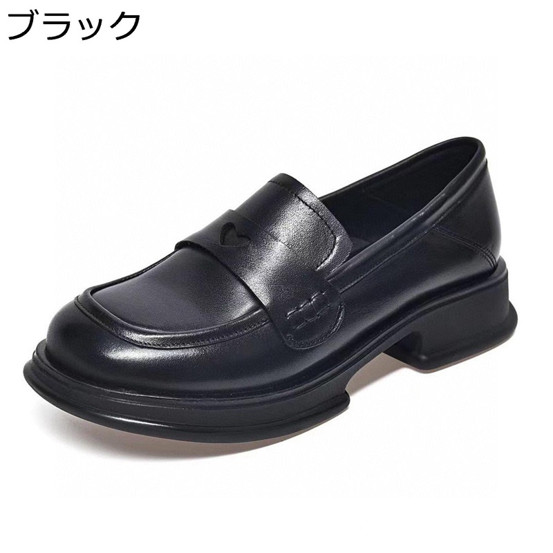 ローファー レディース パンプス 本革 歩きやすい スリッポン ローヒール 3cmヒール 身長アップ 軽量 疲れない 滑り止め 美脚 細身 通気 婦人靴 柔らか 女性用 カジュアルシューズ 7,665円