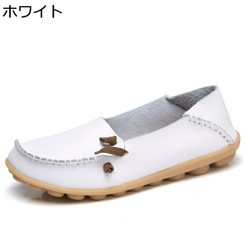 本革 モカシン 2way レディース 木目細かシューズ かかと踏める 下駄 置き目毛皮 ラウンドトゥ 下駄 なめし革 履き分かりやすい 一方ならずない パステル色の 気が大きい大きさ おっ母さんシューズ 受胎婦 四季